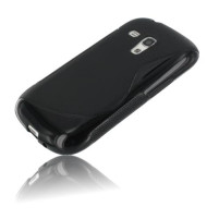 Силиконов  гръб ТПУ S-CASE за Samsung Galaxy S3 Mini i8190 черен
